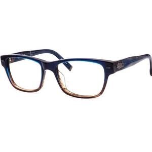 John Varvatos Eyeglasses V361 UF Navy Gradient Square Frame Japan 53 17 140 Mens
